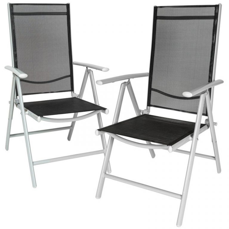 Sillas de jardín aluminio marca Tectake Baratas, Juegos de 2 y 4 sillas