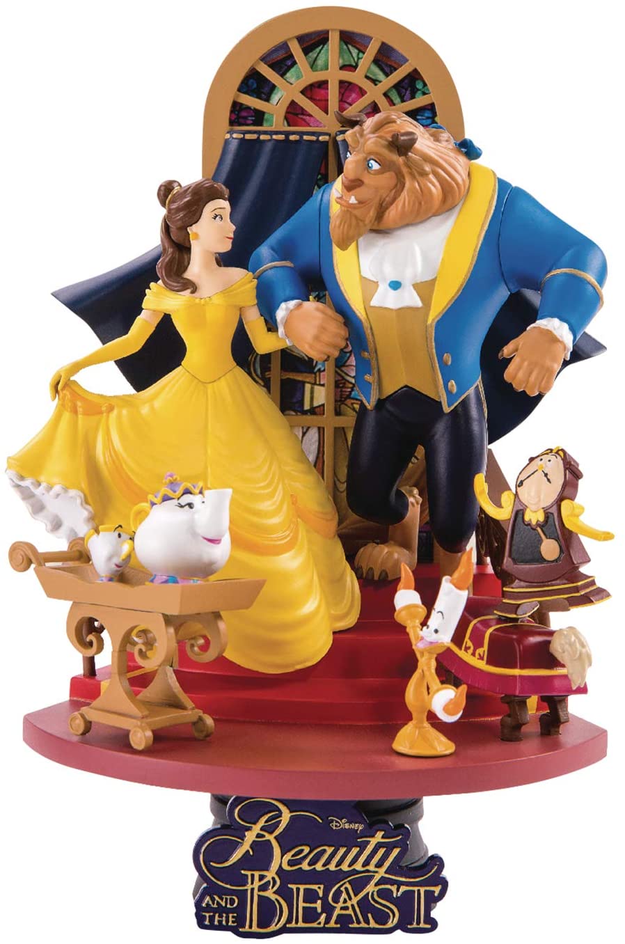 figura bella y bestia beast kingdom