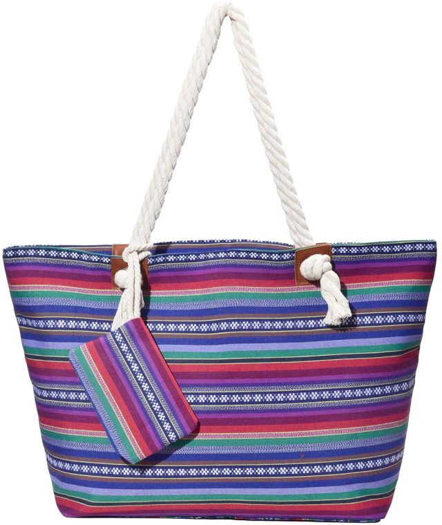 bolsa de playa hippie