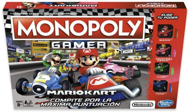 monopoly mario kart hasbro