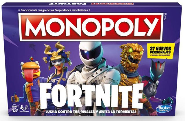 monopoly fortnite hasbro