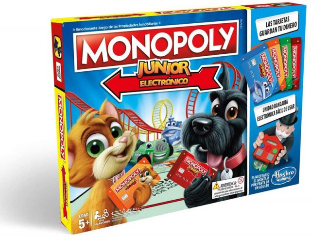 monopoly junior electronico hasbro