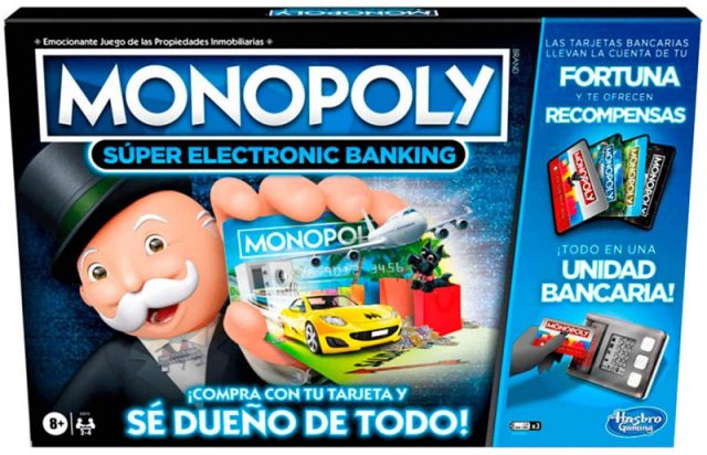 monopoly super electronic banking hasbro