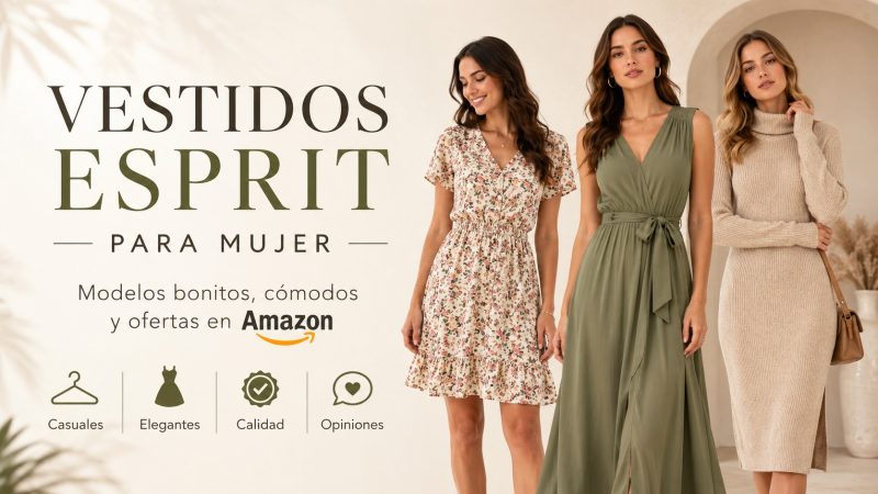 Vestidos ESPRIT para mujer cómodos y elegantes en Amazon